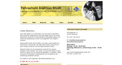 Desktop Screenshot of fahrschule-studt.de